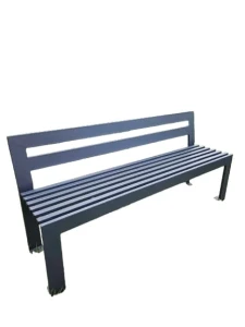 Ławka metalowa z oparciem 200 cm
