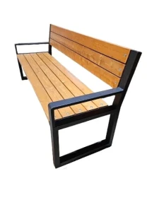 Ławka PROSTA z podłokietnikiem 150 cm 
