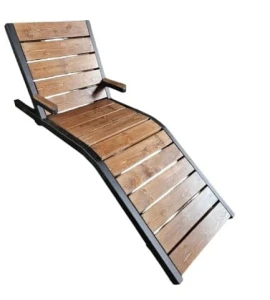 Leżak miejski AMO  XL z podłokietnikiem